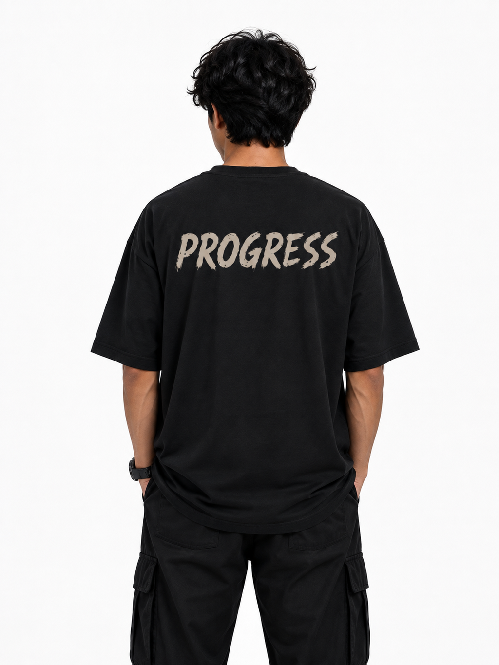 PROGRESS – Oversized Graphic T-Shirt